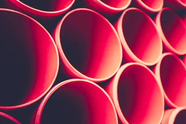 Abstract Background Of Red Pipes — Stock Photo, Image