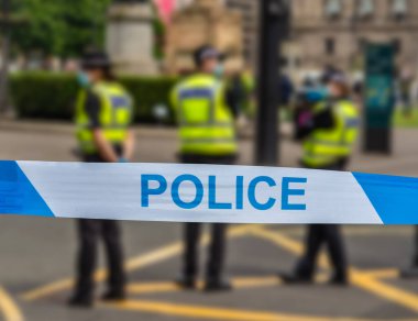 George Meydanı Yakınlarındaki Bir Olay sırasında Glasgow Polisi