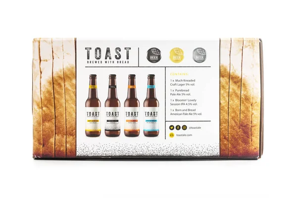 Swindon Reino Unido Junio 2018 Cerveza Artesanal Tostada Elaborada Con —  Fotos de Stock