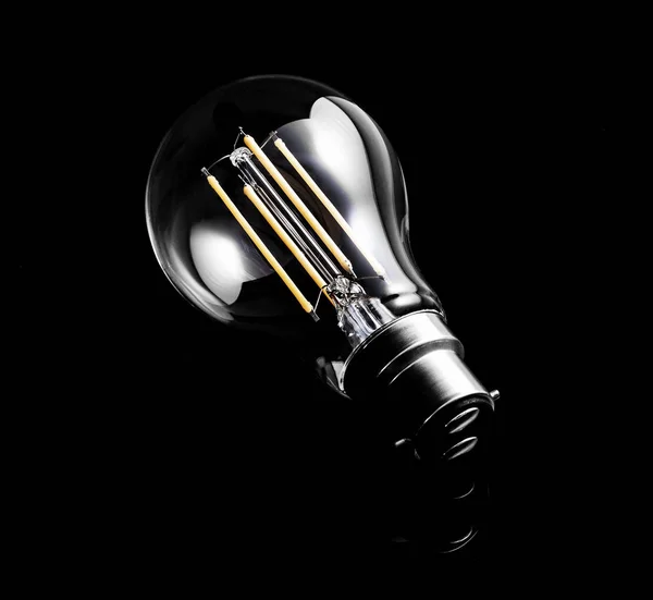 Low Energy Light Bulb Dark Background — Stock Photo, Image