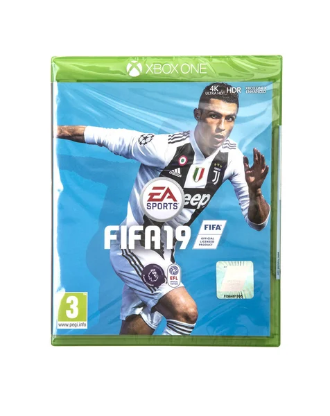Swindon September 2018 Fifa 2019 Sports Xbox One Console — Stock Photo, Image