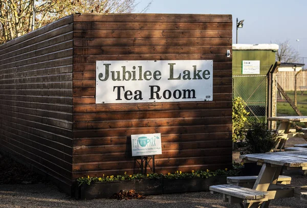 Swindon November 2018 Jubilee Lake Tea Room Royal Wootton Bassett — Stock Photo, Image