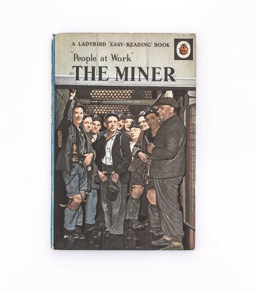 Swindon Storbritannien November 2018 Miner Ladybird Bok Från Folket Arbete — Stockfoto