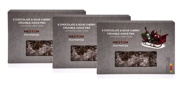 Swindon Reino Unido Diciembre 2018 Heston Waitrose Chocolate Sour Cherry — Foto de Stock