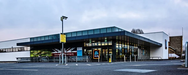 Swindon Royaume Uni 1Er Janvier 2019 Aldi Supermarket Drive Swindon — Photo