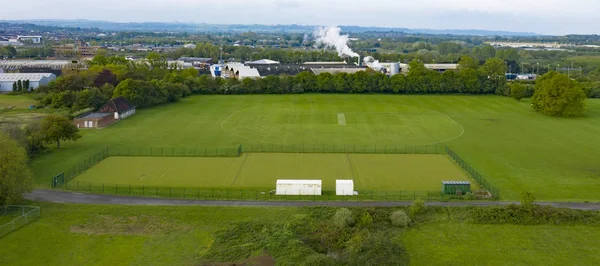 Vista Aérea Clube Croque Swindon Tomada Pelo Opperator Aprovado Pela — Fotografia de Stock