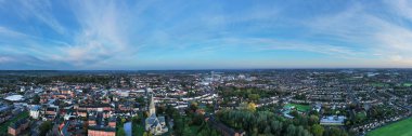 Wiltshire 'daki Swindon' un hava manzarası