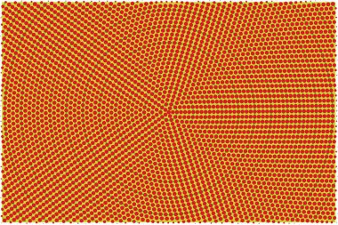 Kırmızı Sarı Yarıton Vektör Deseni