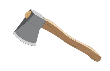 Tahta balta vektörü beyaz arkaplanda izole edildi