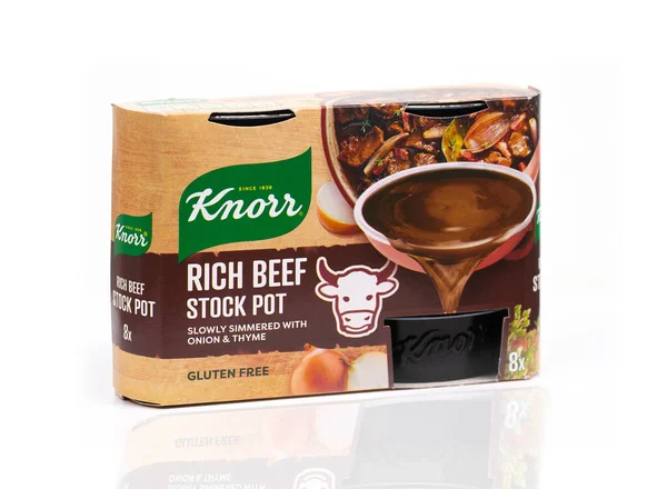 Swindon Reino Unido Setembro 2020 Knorr Rich Beef Stock Pot — Fotografia de Stock