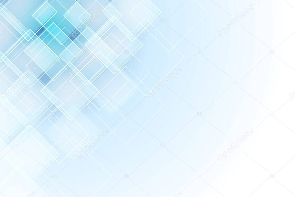 abstract light blue horizontal background with rhombus. modern geometric backdrop with bright winter ice colors for banners, cards, conference templates. vector 