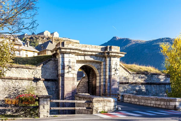 Régi Erődítmény Város Briancon Franciaországban — Stock Fotó