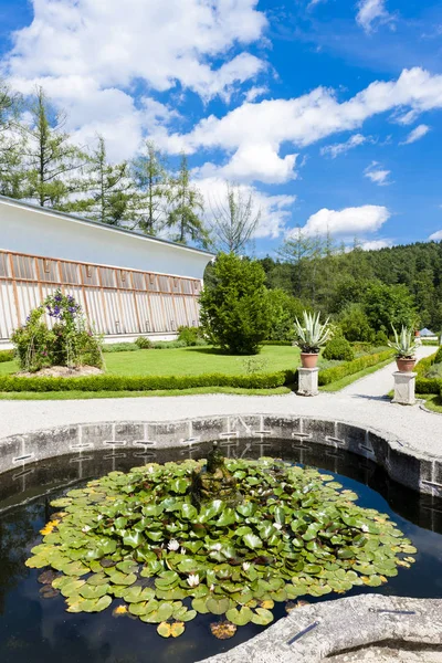 Jardim Mosteiro Cisterciense Zwettl Baixa Áustria Áustria — Fotografia de Stock