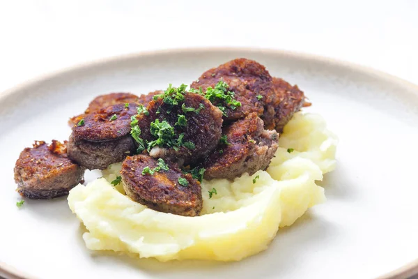 Carne Salsicha Tradicional República Checa — Fotografia de Stock