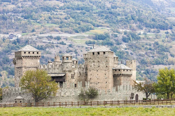 Fenis Castle Valle Aosta Italy — Stock Photo, Image