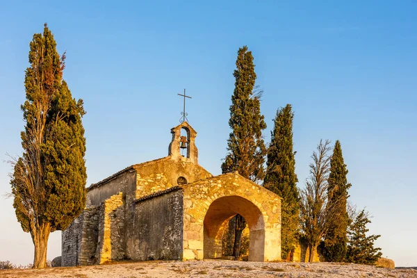 Kapelle Sixte Bei Eygalieres Provence Frankreich — Stockfoto