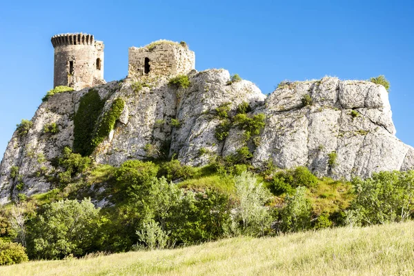 Chateau Hers Nära Chateauneuf Pape Provence Frankrike — Stockfoto