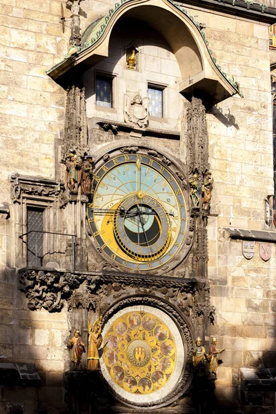 Horloge Eski Şehir Meydanı Prague Çek Cumhuriyeti — Stok fotoğraf