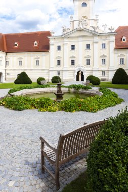 Benedictine Manastırı Altenburg, aşağı Avusturya, a bahçeli