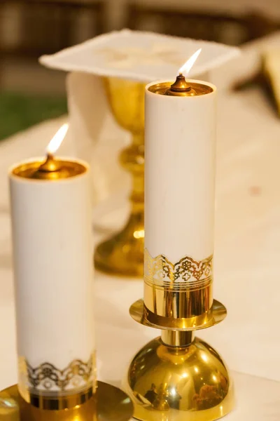 Adoración cristiana en la ceremonia de la boda —  Fotos de Stock