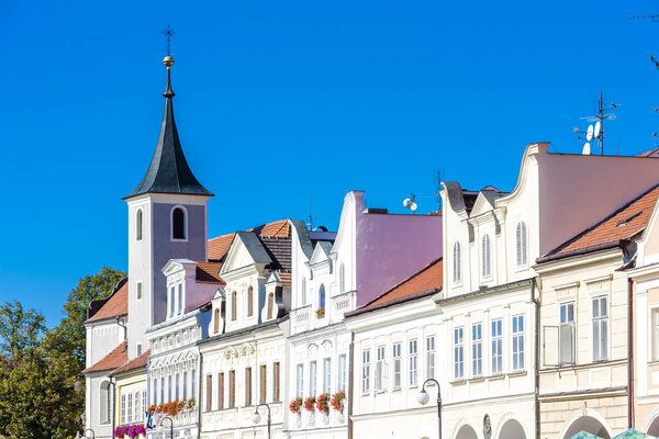 Historic architecture Domazlice, Czech Republic