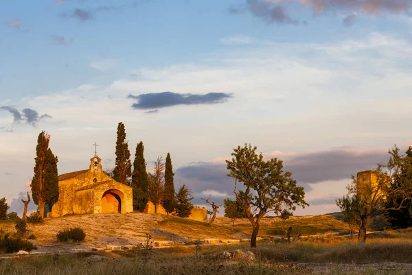 Chapelle St. Sixte près d'Eygalieres, Provence, France — Photo