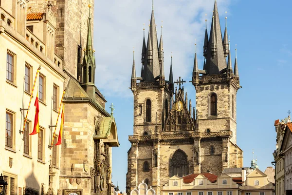 Oude stadsplein, Praag, Tsjechië — Stockfoto