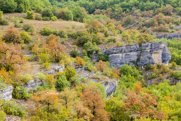 Paisagem perto de Rocamadour, Departamento Lot, França — Fotografia de Stock