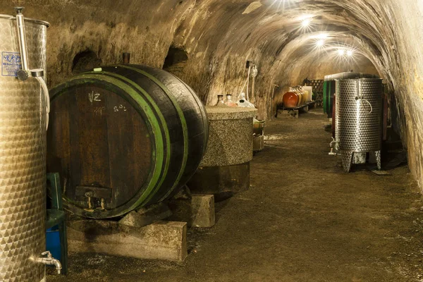 Wine cellar, Moravia, Czech Republic — Stock Photo, Image