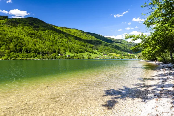 Lac dans la région Hallstat, Autriche — Photo