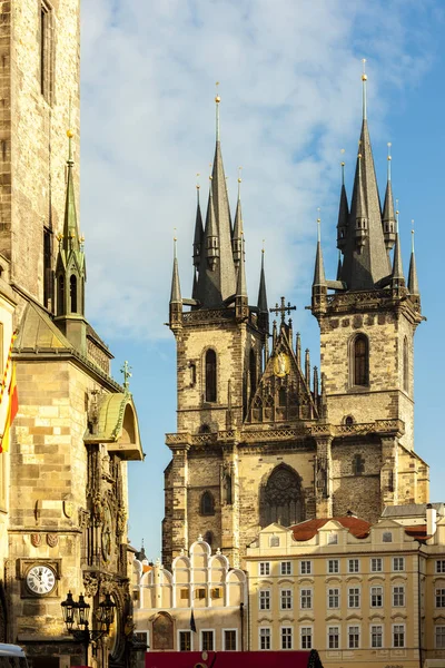 Torget i Gamla stan, Prag, Tjeckien — Stockfoto