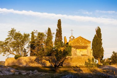 Eygalieres, Provence, Fransa yakınlarındaki Chapel St. Sixte