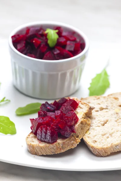 Frischer Rote-Bete-Salat — Stockfoto