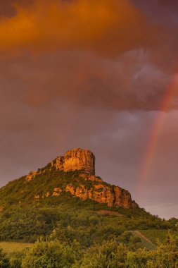 La Roche de Solutre, Burgundy, France