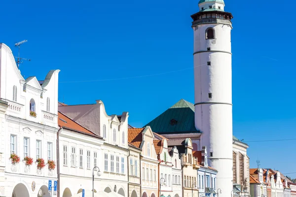 Historisk arkitektur Domažlice, Tjeckien — Stockfoto