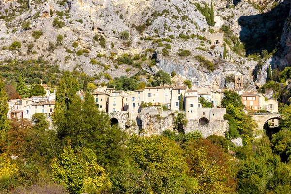 Moustiers Sainte Marie, Alpes de Haute Provence departement — Stockfoto