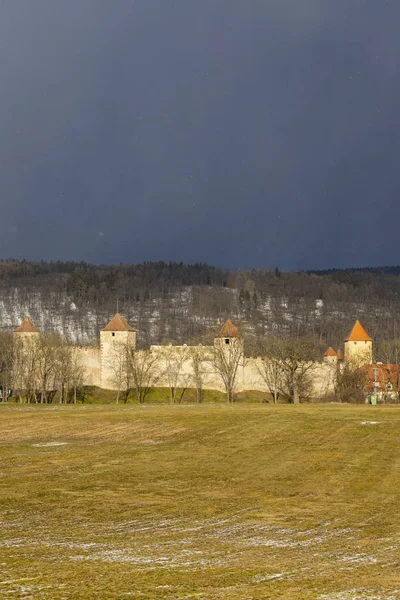 Veveri 城堡, 捷克共和国 — 图库照片