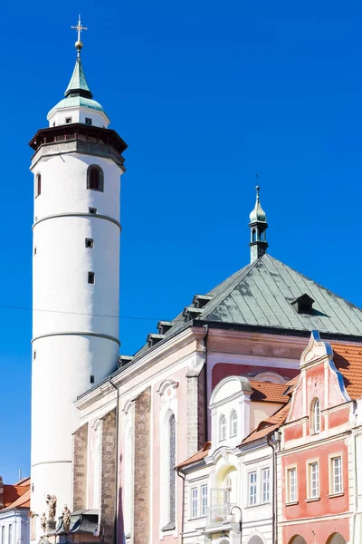 Architettura storica Domazlice, Repubblica Ceca — Foto Stock