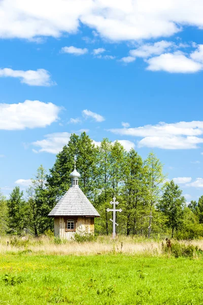 Parque etnográfico de la cultura rusa, parque nacional Bialowieski , — Foto de Stock