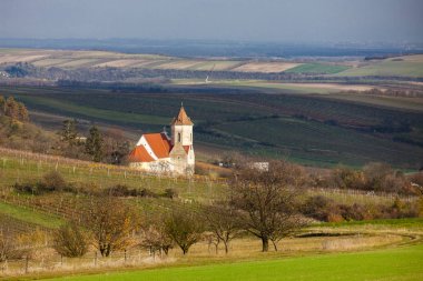 Sonbaharda Falkenstein Kilisesi, Avusturya