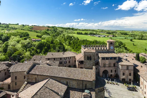 Castell Arquato in Italia — Foto Stock