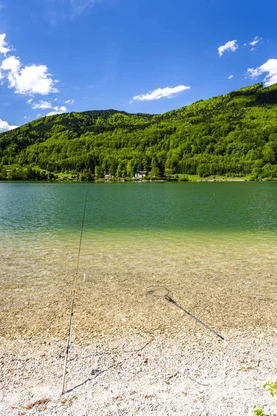 Sjön i området Hallstat, Österrike — Stockfoto