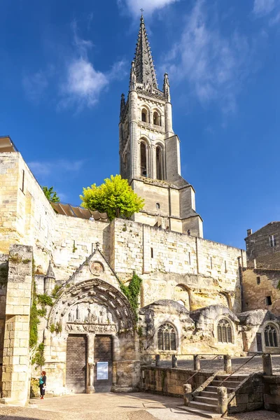 Saint-Emilion, Bordeaux, Francie — стокове фото