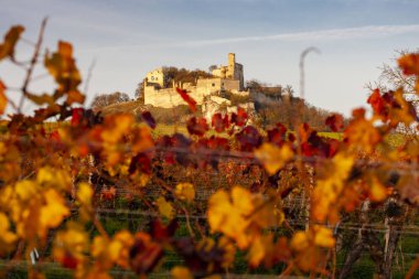 Sonbaharda Falkenstein Şatosu, Avusturya