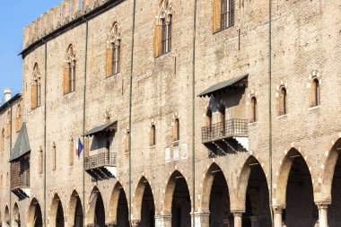 İtalya, Mantova 'da eski bir meydan