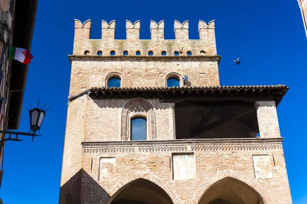 Castell Arquato nel nord Italia — Foto Stock