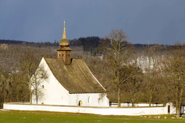 Tanrının Annesi Kilisesi, Veveri, Çek Cumhuriyeti — Stok fotoğraf