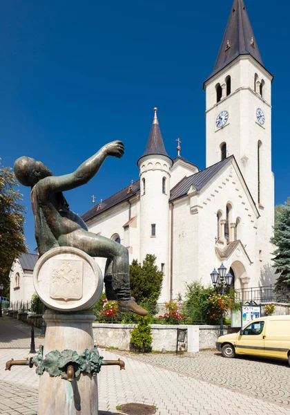 Place centrale à Tokaj, Hongrie — Photo