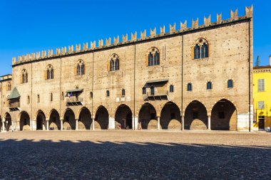 İtalya, Mantova 'da eski bir meydan