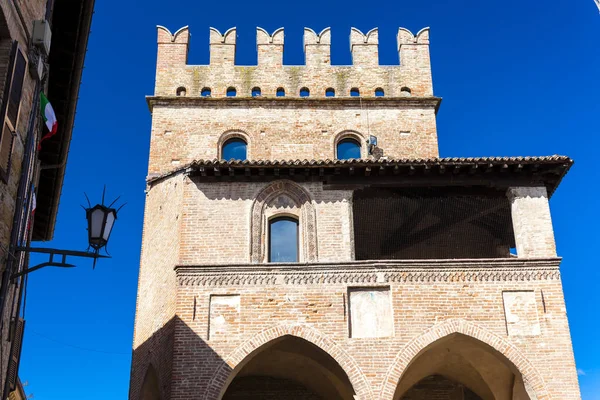 Castell Arquato nel nord Italia — Foto Stock